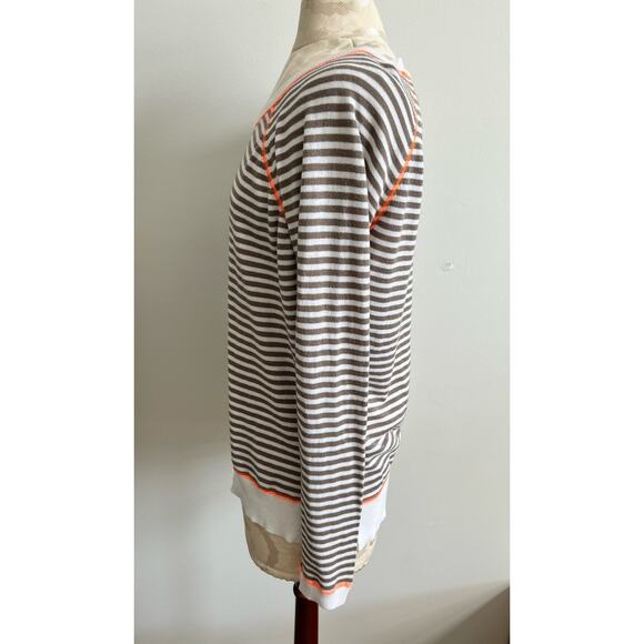 Design History Striped Scoop Neck Long Sleeve Lightweight Sweater Large - Picture 3 of 7